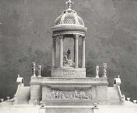 AZ ERZSEBET-EMLÉKMŰ-PÁLYÁZAT<BR>
STROBL ÉS GERSTER MŰVE<BR>
TÍZEZER KORONÁS DÍJJAL KITÜNTETETT MŰ