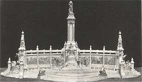 AZ ERZSÉBET-EMLÉKMŰ-PÁLYÁZAT<BR>
TELCS ÉS TŐRY MŰVE<BR>
TIZEZER KORONÁS DÍJJAL KITÜNTETETT MŰ