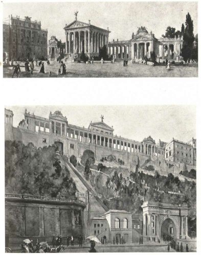 AZ ERZSÉBET-EMLÉKMŰ-PÁLYÁZAT SCHIKEDANZ ES HERZOG MŰVE MEGVÉTELLEL KITÜNTETETT PÁLYAMŰ