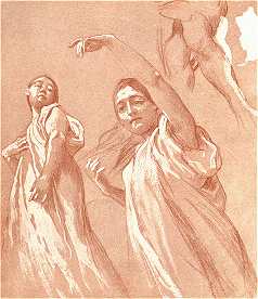 VAJDA ZSIGMOND TANULMÁNY-RAJZA<BR> AZ ÚJ ORSZÁGHÁZA FALFESTMÉNYEIHEZ