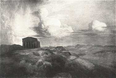 GIRGENTI<BR>RENÉ MENARD OLAJFESTMÉNYE<BR>A TAVASZI TARLAT NAGY ARANYÉRMÉNEK NYERTESE