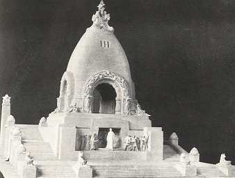 A KOSSUTH-EMLÉKMŰ PÁLYÁZAT<BR>LEITERSDORFER, TELCS ÉS TÓTH MŰVE<BR> A MÁSODIK DÍJ NYERTESE