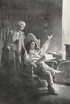 A MŰVÉSZ ÉS A HALÁL<BR>ZICHY MIHÁLY SZÉPIARAJZA