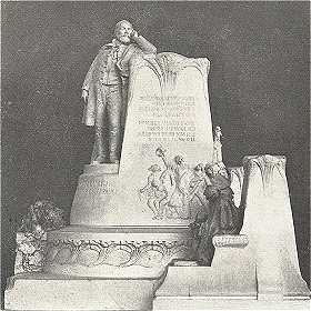 A VÖRÖSMARTY-SZOBOR PÁLYÁZAT<BR>JANKOVICS ÉS VÁGÓ MŰVE<BR>MÁSODIK KATEGÓRIÁBA OSZTOTT PÁLYAMŰ