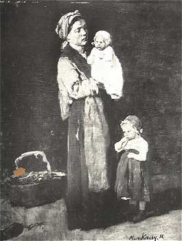 AZ ORVOS-SZÖVETSÉG KIÁLLÍTÁSA<BR>ZÁLOGHÁZBAN<BR>MUNKÁCSY MIHÁLY OLAJFESTMÉNYE