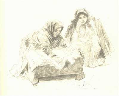 Tanulm�ny a szegedi �rv�zk�phez<BR> V�g� P�l ceruzarajza