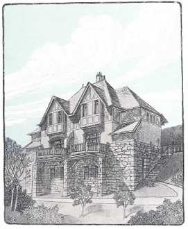 A RÁKÓI NYARALÓTELEP NAGYOBBIK HÁZTÍPUSA BÁLINT ÉS JÁMBOR TERVE