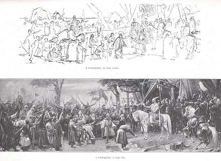 A honfoglalás.<BR> Az első vázlat.