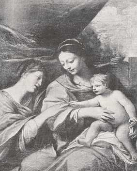 A KASSAI M�ZEUMB�L SZENT KATALIN MISZTIKUS ELJEGYZ�SE J�ZUSSAL CORREGGIO (?) OLAJFESTM�NYE