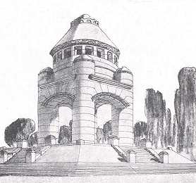 ÉPÍTÉSZETI TANULMÁNY <BR>KANN GYULA RAJZA