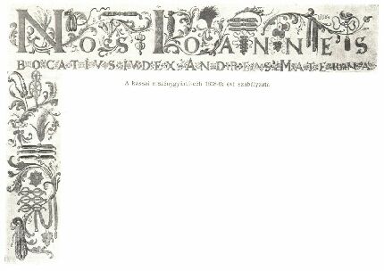 A KASSAI ERSZÉNYGYÁRTÓ-CÉH 1628-IK ÉVI SZABÁLYZATA