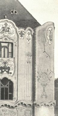 RÉSZLET KECSKEMÉT VAROS BÉRHÁZÁRÓL MÁRKUS GÉZA MŰVE