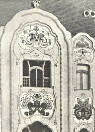 RÉSZLET KECSKEMÉT VÁROS BÉRHÁZÁRÓL MÁRKUS GÉZA MŰVE