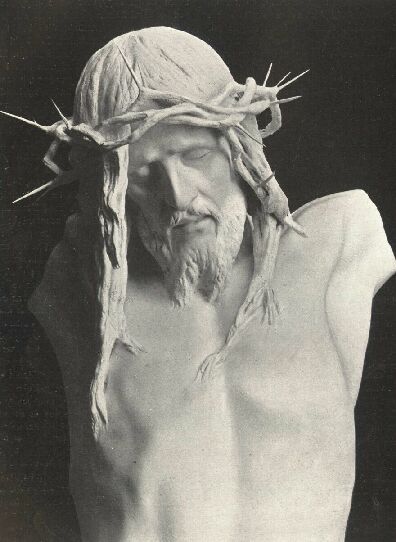 KRISZTUS A KERESZTEN FADRUSZ JÁNOS SZOBORMŰVE