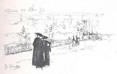 VÁZLAT GIACOMO FAVRETTO RAJZA SZANA TAMÁS GYŰJTEMÉNYÉBEN