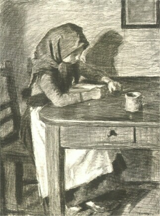 REGGELI LECKE FÉNYES ADOLF RAJZA