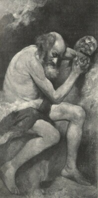 SZENT JEROMOS MAGYAR-MANNHEIMER GUSZTÁV FESTMÉNYE