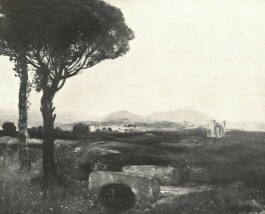 A RÓMAI CAMPAGNA MAGYAR-MANNHEIMER GUSZTÁV FESTMÉNYE