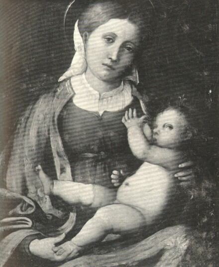 MADONNA A LEDERER-GYŰJTEMÉNYBŐL GIROLAMO ROMANINO FESTMÉNYE