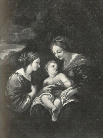 SZENT KATALIN ELJEGYZÉSE PIETRO DA CORTONA FESTMÉNYE A LEDERER-GYŰJTEMÉNYBŐL