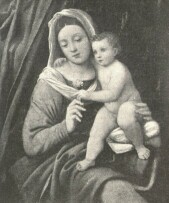 MADONNA A GYERMEK JÉZUSSAL GIOVANNI FRANCESCO CAROTO FESTMÉNYE A LEDERER-GYŰJTEMÉNYBŐL