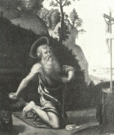 SZENT JEROMOS ANDREA PREVITALI FESTMÉNYE A LEDERER-GYŰJTEMÉNYBŐL