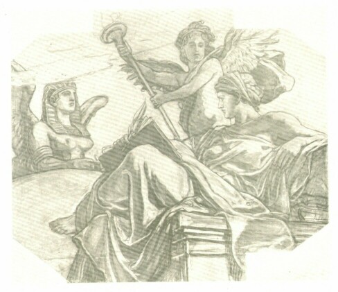 TUDOMÁNY LOTZ KÁROLZ KARTÓNRAJZA A TUDOMÁNYOS AKADÉMIA SZÁMÁRA