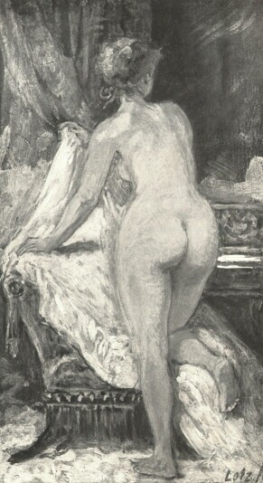 TANULMÁNY LOTZ KÁROLY FESTMÉNYE