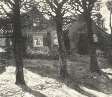 UTCAI RÉSZLET. HOLLANDIA PERLMUTTER IZSÁK OLAJFESTMÉNYE A KIS ÁLLAMI ARANYÉREM NYERTESE