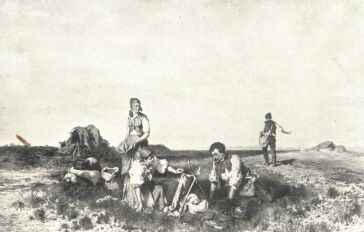 A MEZŐN. 1875 BÖHM PÁL OLAJFESTMÉNYE