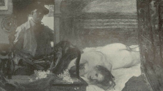 ATELIERSAROK CSÓK ISTVÁN OLAJFESTMÉNYE A LIPÓTVÁROSI KASZINÓ 1000 KORONÁS DIJÁNAK NYERTESE