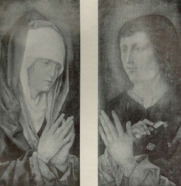 MÁRIA - - EVANGÉLISTA SZ. JÁNOS NÜRNBERGI FESTŐ A XVI. SZÁZAD ELEJÉRŐL SZÉPMŰVÉSZETI MÚZEUM