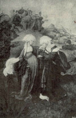 MÁRIA LÁTOGATÁSA SZÁRNYKÉP SZENTANTALBÓL XVI. SZ. SZÉPMŰVÉSZETI MÚZEUM