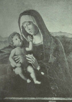 MADONNA ANT. MARIA CHARPI FESTMÉNYE SZÉPMŰVÉSZETI MÚZEUM