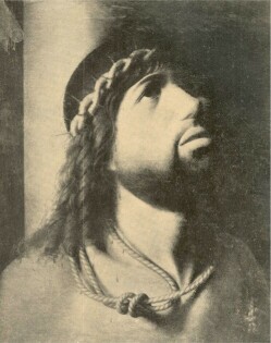 AZ OSZLOPHOZ KÖTÖTT KRISZTUS<BR>PIETRO DA MESSINA FESTMÉNYE<BR>SZÉPMŰVÉSZETI MÚZEUM