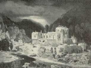 FELSŐMAGYARORSZÁGI VÁRKASTÉLY GUNDELFINGER GYULA OLAJFESTMÉNYE. 1875