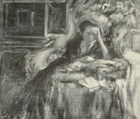 GR.BATTHYÁNY ILONA ARCKÉPE VASZARY JÁNOS OLAJFESTMÉNYE