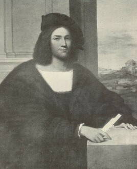 FÉRFI-ARCKÉP SEBASTIANO DEL PIOMBO FESTMÉNYE SZÉPMŰVÉSZETI MÚZEUM