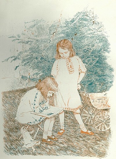 KARÁCSONY GLATZ OSZKÁR RAJZA