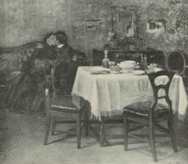 MÉZESHETEK, 1905 BIHARI SÁNDOR FESTMÉNYE