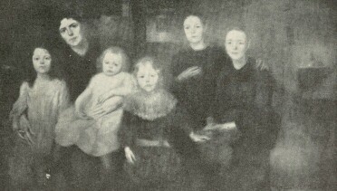 A CSALÁD EUGENE CARRIERE FESTMÉNYE