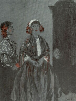 SOKÁC LEÁNYOK CSÓK ISTVÁN RAJZA