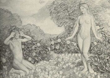 ÁDÁM ÉS ÉVA JOAKIM SKOVGAARD FESTMÉNYE