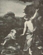 KRISZTUS ÉS MAGDOLNA CORREGGIO FESTMÉNYE MADRID, PRADO