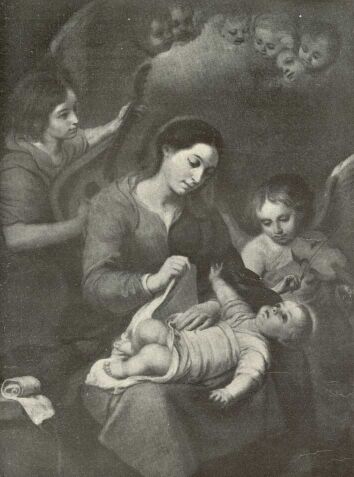 MADONNA DE LA FAJA MURILLO FESTMÉNYE SZÉPMŰVÉSZETI MÚZEUM, 310. sz.