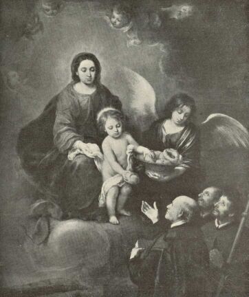 A KIS JÉZUS KENYERET OSZTOGAT MURILLO FESTMÉNYE SZÉPMŰVÉSZETI MÚZEUM, 304. sz.