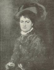 MUNKÁCSY MIHÁLYNÉ IFJÚKORI ARCKÉPE MUNKÁCSY MIHÁLY FESTMÉNYE