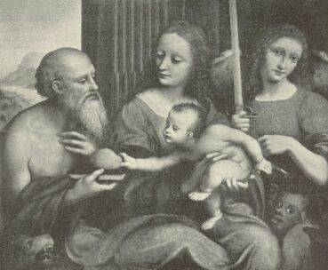 MADONNA, SZ. JEROMOS �S MIH�LY ARKANGYAL GIAN PIETRINO FESTM�NYE SZ�PM�V�SZETI M�ZEUM