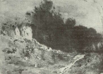 ZEBEGÉNYI TÁJ RAUSCHER LAJOS RÉZKARCA