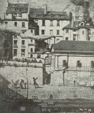 A PÁRIZSI MORGUE CHARLES MÉRYON RÉZKARCA